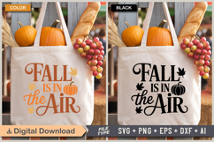 Fall is in the Air SVG File | Fall SVG | Autumn SVG Product Image 2