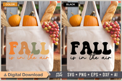 Fall is in the Air SVG File | Fall Retro SVG Product Image 2
