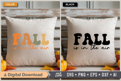Fall is in the Air SVG File | Fall Retro SVG Product Image 3