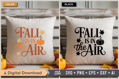Fall is in the Air SVG File | Fall SVG | Autumn SVG Product Image 3