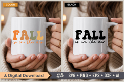 Fall is in the Air SVG File | Fall Retro SVG Product Image 4