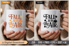 Fall is in the Air SVG File | Fall SVG | Autumn SVG Product Image 4