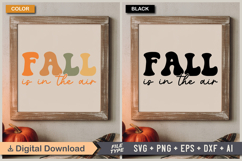 Fall is in the Air SVG File | Fall Retro SVG Product Image 5