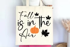 Fall is in the air SVG , Autumn Pumpkin SVG , Autumn SVG Product Image 2