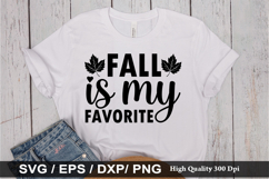 Fall is my favorite SVG - Autumn Quotes Design Product Image 1