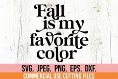 Fall Is My Favorite Color SVG Fall Halloween Thanksgiving Product Image 1