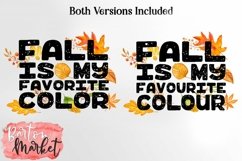 Fall Is My Favourite / Favorite Color for Sublimation Product Image 1