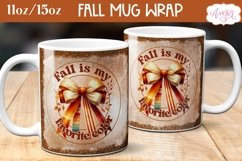 Fall is my favorite color mug wrap sublimation PNG 11oz 15oz Product Image 1