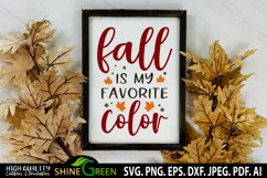 fall is my favorite color sign svg by shine green art