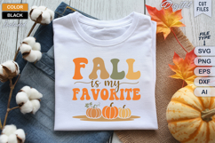 Fall Is My Favorite SVG File | Fall Retro SVG Product Image 1