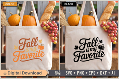 Fall Is My Favorite SVG File | Fall SVG | Autumn SVG Product Image 2