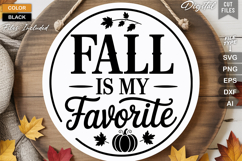 Fall Round Sign SVG Bundle | Farmhouse Autumn SVG Bundle Product Image 7