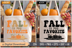 Fall Is My Favorite SVG File | Fall Retro SVG Product Image 2