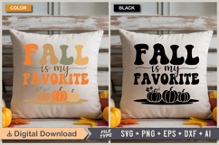 Fall Is My Favorite SVG File | Fall Retro SVG Product Image 3