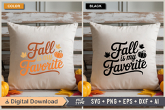 Fall Is My Favorite SVG File | Fall SVG | Autumn SVG Product Image 3