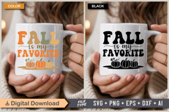 Fall Is My Favorite SVG File | Fall Retro SVG Product Image 4