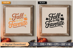 Fall Is My Favorite SVG File | Fall SVG | Autumn SVG Product Image 5