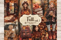 Fall Junk Journal Pages, Digital Collage Sheet, GlamArtZhanna, Instant Download Collection, Junk Journal Paper Bundle, Junk Journal Printable Paper, Autumn Junk Journal Kit, Reading Printable Paper, Booklover Scrapbook Paper, Cozy Fall Digital Paper