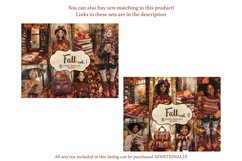 Fall Junk Journal Paper Bundle, Cozy Autumn Ephemera, GlamArtZhanna, Fall Vibes Printable, Instant Download, Book Lover Bundle, African American Junk Journal, Woman Digital Collage Sheet, Autumn Leaves Junk Journal Page, Girl Junk Journal Paper