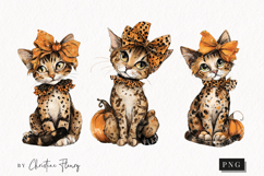 Whimsical Fall Kitten | Fall PNG Product Image 1