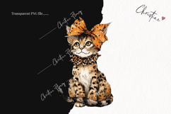 Whimsical Fall Kitten | Fall PNG Product Image 2