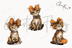 Whimsical Fall Kitten | Fall PNG Product Image 3