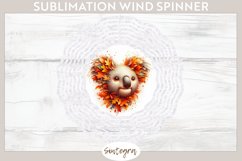 Fall Koala Animal v1 Wind Spinner Sublimation Product Image 1