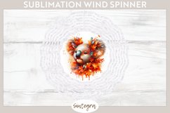 Fall Koala Animal v5 Wind Spinner Sublimation Product Image 1