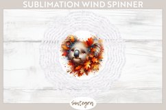 Fall Koala Animal v6 Wind Spinner Sublimation Product Image 1