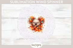 Fall Koala Animal v7 Wind Spinner Sublimation Product Image 1