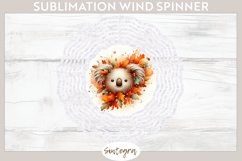 Fall Koala Animal v8 Wind Spinner Sublimation Product Image 1