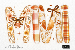 Preppy Floral Fall Mini PNG Product Image 3