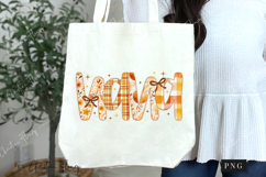 Preppy Floral Fall Nana PNG Product Image 3