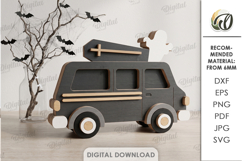 Fall Layered Cars Bundle Laser Cut. Standing Decor SVG Product Image 9