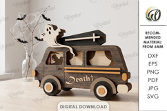 Fall Layered Cars Bundle Laser Cut. Standing Decor SVG Product Image 10
