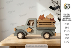 Fall Layered Cars Bundle Laser Cut. Standing Decor SVG Product Image 17