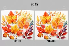 PuFall Leaves Tumbler Wrap, 20 oz tumbler wrap, Fall Leaves  Tumbler Wrap, Pumpkin Png
