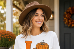 Fall Love PNG | Pumpkin Spider Web Sublimation Design Product Image 2