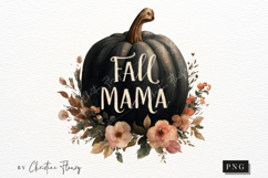 Boho Fall Mama Pumpkin PNG Product Image 4