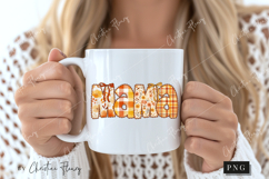 Preppy Floral Fall Mama PNG Product Image 2