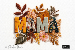 Fall Mama Embroider PNG Product Image 4