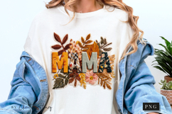 Fall Mama Embroider PNG Product Image 5