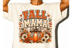 Fall Mama PNG Pumpkin Bow Product Image 3
