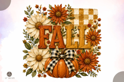 Fall Mama PNG,Retro Autumn Shirt Design Product Image 1
