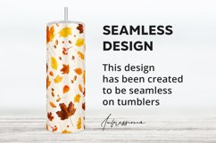 Fall Leaves Mama Tumbler Sublimation, Autumn Tumbler Design Product Image 2