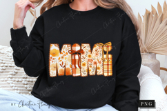 Preppy Floral Fall Mimi PNG Product Image 5