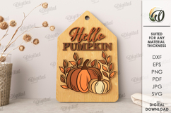 Fall mini cutting boards Bundle Laser Cut. Kitchen SVG Product Image 3