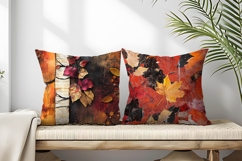 Fall Mixed Media Art Digital Paper Product Image 2