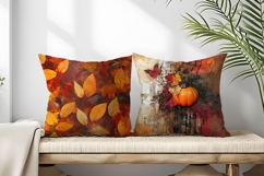 Fall Mixed Media Art Digital Paper Product Image 2