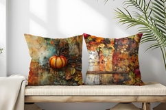Fall Mixed Media Art Digital Paper Product Image 2